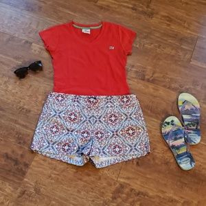 Paisley print J. Crew shorts